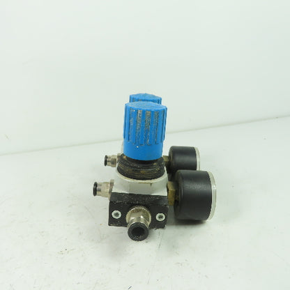 Festo LRB-D-7-MINI 2 Pneumatic Pressure Regulator 16Bar 0-60PSI Guage