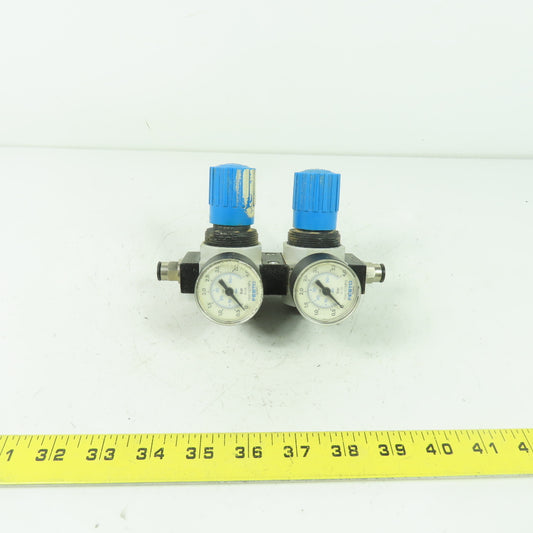 Festo LRB-D-7-MINI 2 Pneumatic Pressure Regulator 16Bar 0-60PSI Guage