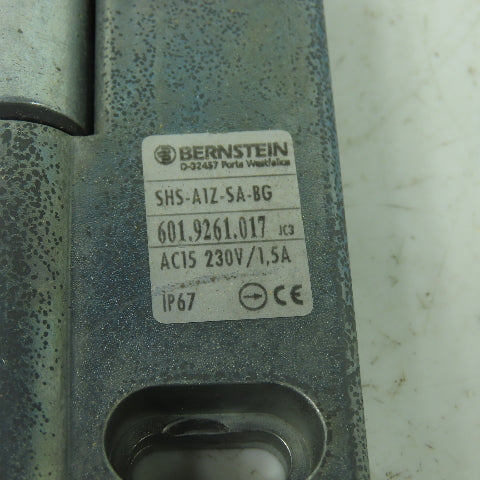 Bernstein SHS-A1Z-SA-BG Safety Hinge Switch 230V 1.5A AC15 601.9261.017
