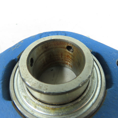 SNR FD 206 2-Bolt Flange-Mount Ball Bearing 1-3/16" Bore Lot Of 2