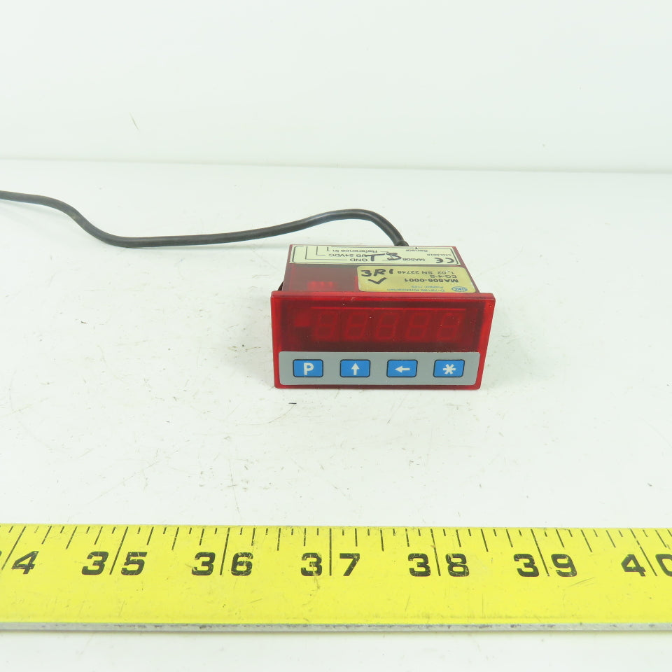 Siko MA506-0001 LED 5-Digit  Panel Meter Incremental Control Unit 24VDC