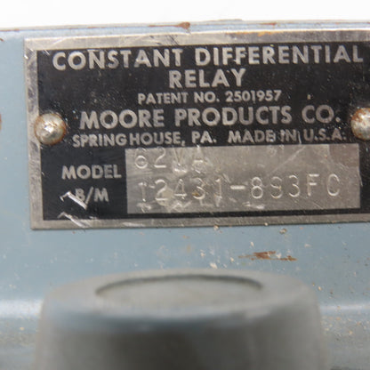 Moore Products 62VA 1/4" NPT Constant Differential Pneumatic Relay