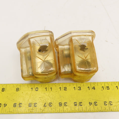 Ilsco Clear Tap PCT 350 600V Terminal Block AL9CU 350MCM-6 Lot Of 2