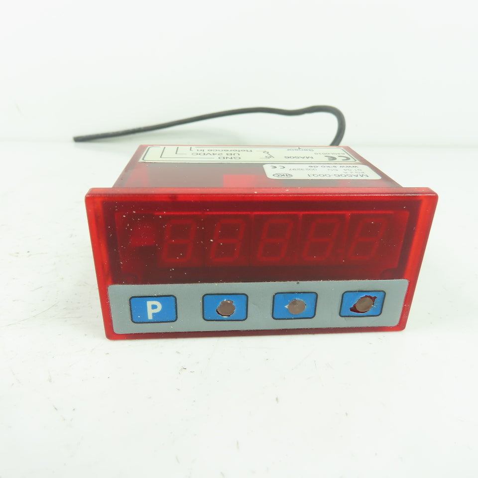 Siko MA506-0001 LED 5-Digit  Panel Meter Incremental Control Unit 24VDC