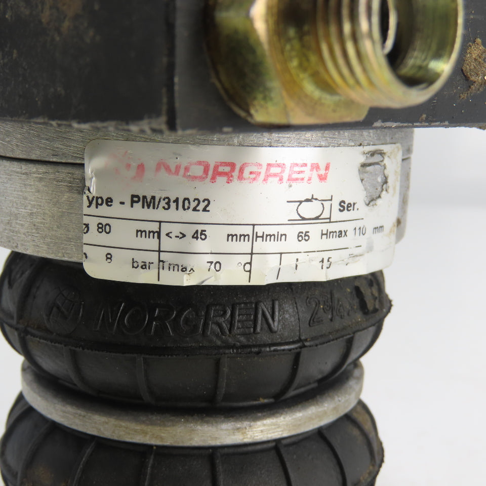 Norgren PM/31022 Single Acting Air Bellow 45mm Stroke 8Bar Max 1/4" G Port