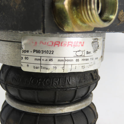 Norgren PM/31022 Single Acting Air Bellow 45mm Stroke 8Bar Max 1/4" G Port