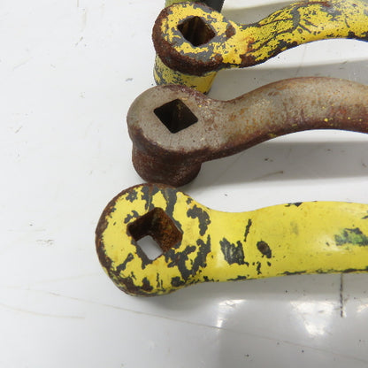 9/16" Manual Handle Crank From Torwegge Machine Lot Of 9