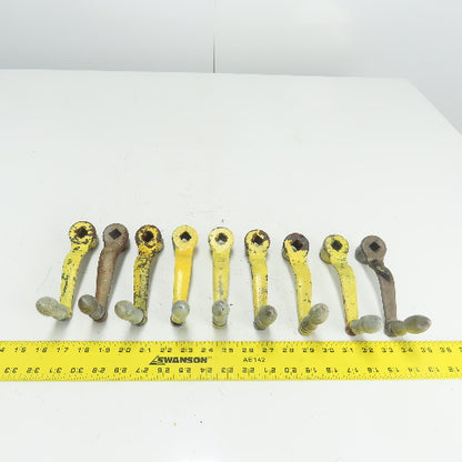 9/16" Manual Handle Crank From Torwegge Machine Lot Of 9