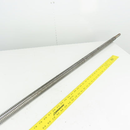 Single Start Ball Screw 1.415" OD 0.2" Pitch/Lead 78" Screw 90" OAL