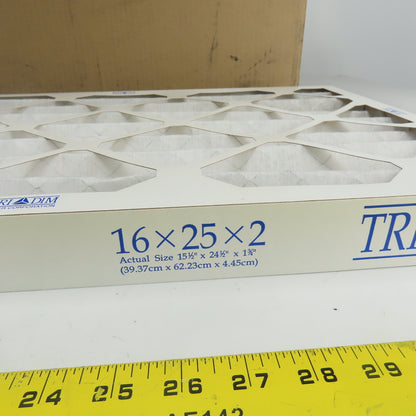 Tri Dim 825P Tri-Pleat 16" x 25" x 2" Air Filter Lot Of 12