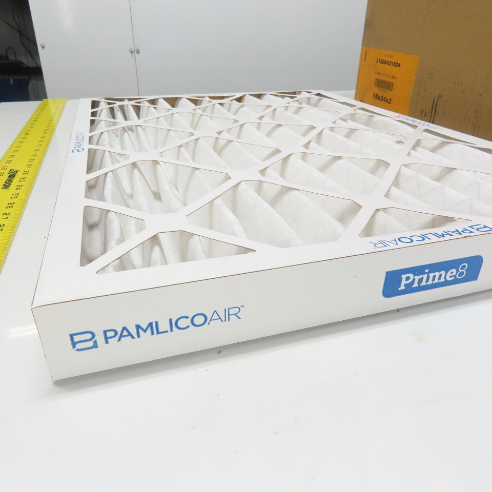 Pamlico Air 21208-021824 Prime8 18" x 24" x 2" Air Filter Merv8a Lot Of 12