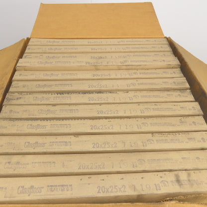Glassfloss G-3 20" x 25" x 2" Air Filter Lot Of 12