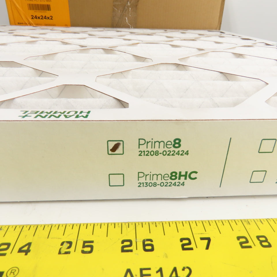 Mann+Hummel 21208-022424 Prime8 24" x 24" x 2" Air Filter Lot Of 12
