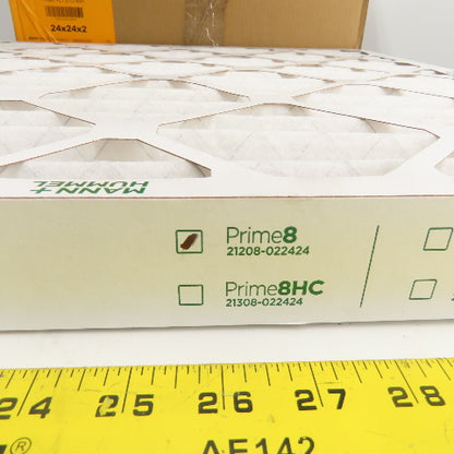 Mann+Hummel 21208-022424 Prime8 24" x 24" x 2" Air Filter Lot Of 12