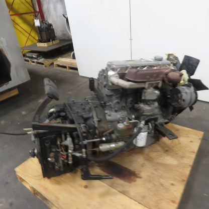 EPS Perkins G4-236 Clark 05-5100 LP Gas Forklift Engine And Transmission AS/IS
