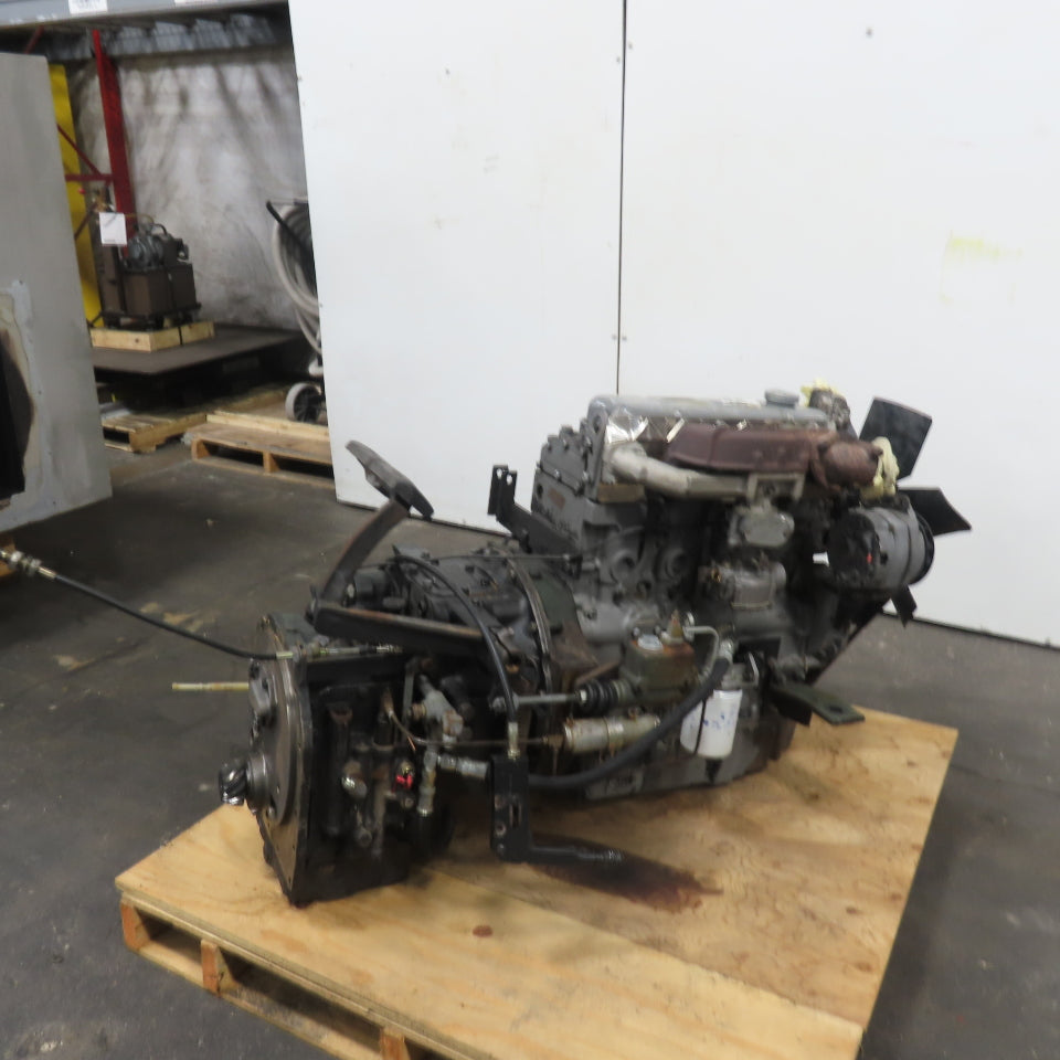 EPS Perkins G4-236 Clark 05-5100 LP Gas Forklift Engine And Transmission AS/IS