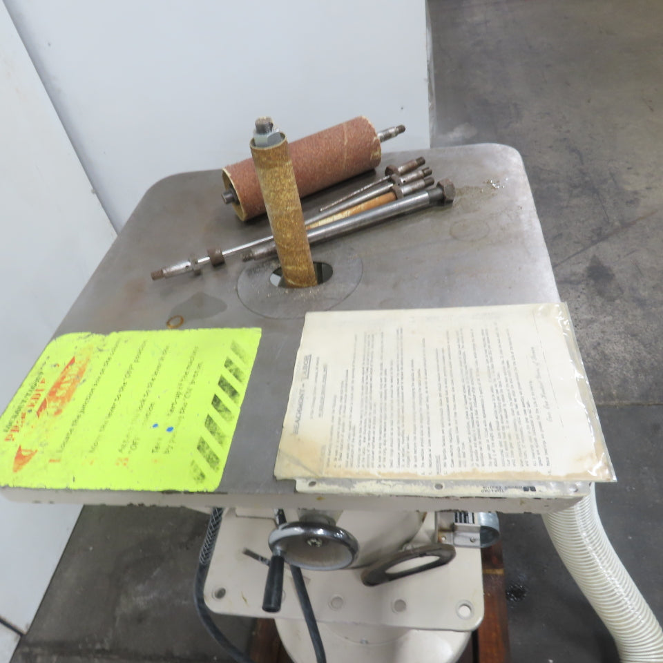 Max Mfg. VSI-18 1HP Oscillating Vertical Spindle Sander 460V 3Ph