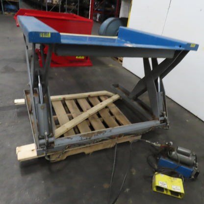 Southworth ZLS2-35 Scissor Lift Table 2000 lb. Cap 0 to 35" Ht 50"W x 48"L 115V