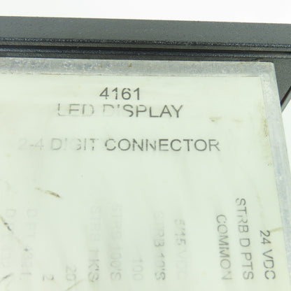 Total Control 4161-3-24 LED Display Operator Interface 2-4 Digit Connector REV H