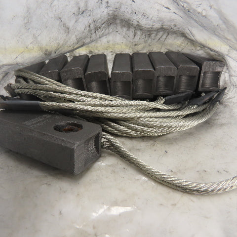 Helwig Carbon 36-12-1900 Electric Motor Brush 2.7"L x 1.25"W x 0.75"T Lot of 10