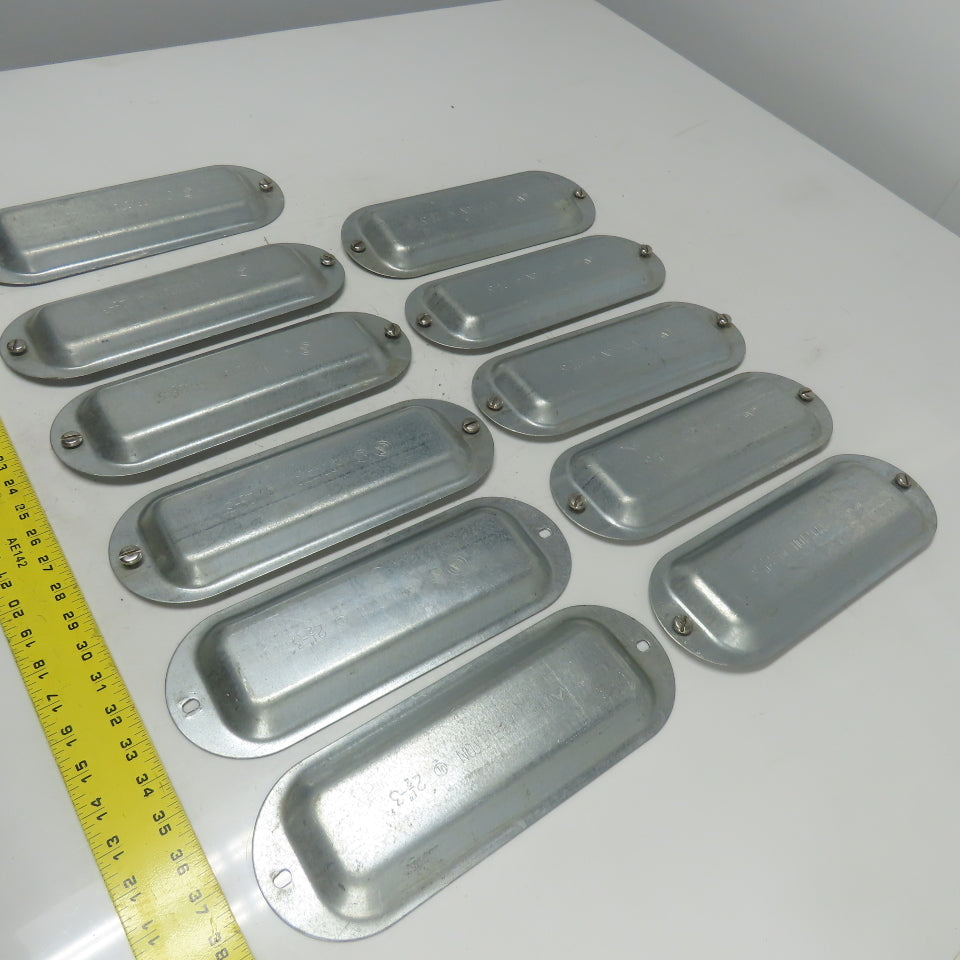 Appleton 2-1/2 - 3" Conduit Body Cover Lot Of 11