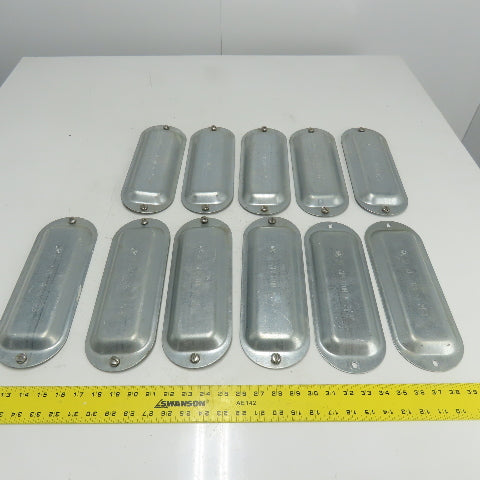 Appleton 2-1/2 - 3" Conduit Body Cover Lot Of 11