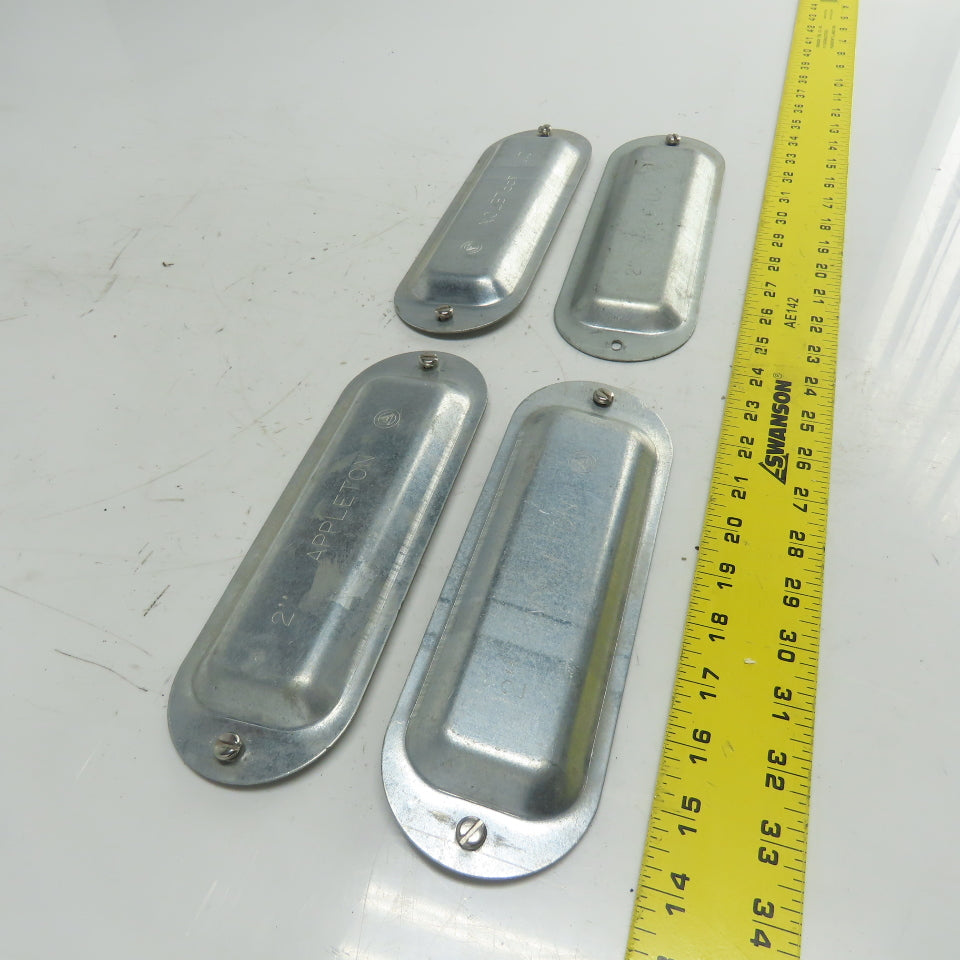 Appleton 2" Conduit Body Cover Lot Of 4
