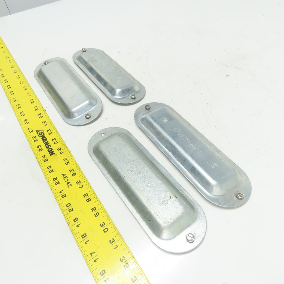 Appleton 2" Conduit Body Cover Lot Of 4