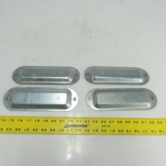 Appleton 2" Conduit Body Cover Lot Of 4