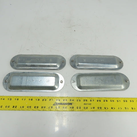 Appleton 2" Conduit Body Cover Lot Of 4