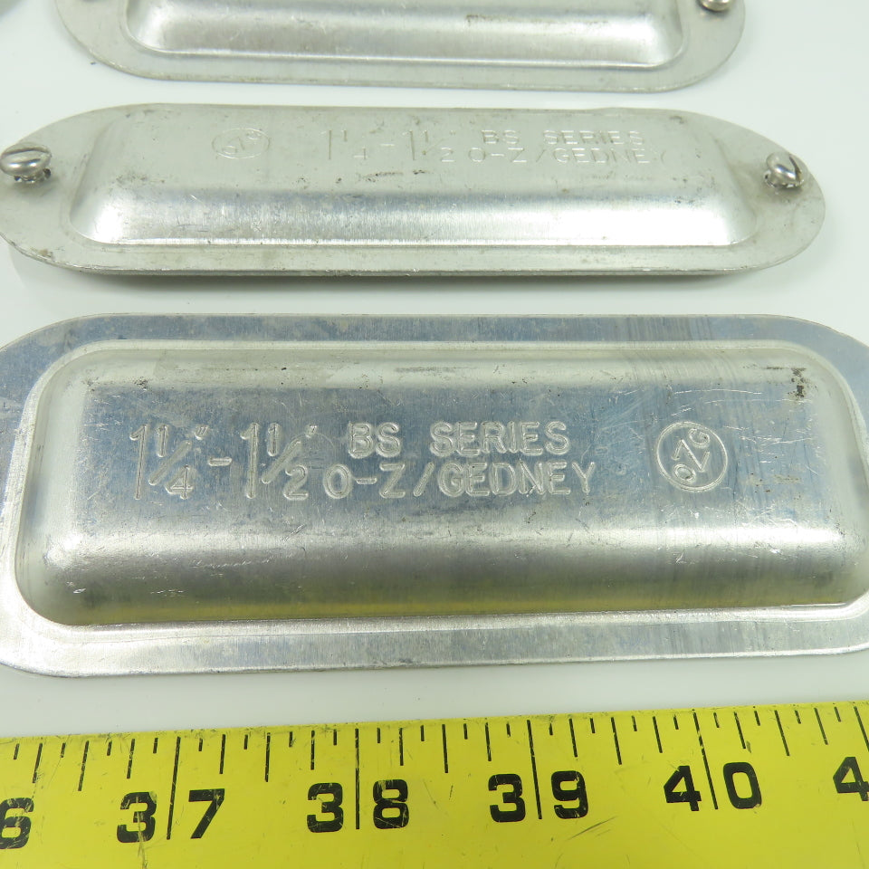 O-Z/Gedney 1-1/4" - 1-1/2" BS Series Conduit Body Cover Lot Of 6