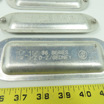 O-Z/Gedney 1-1/4" - 1-1/2" BS Series Conduit Body Cover Lot Of 6