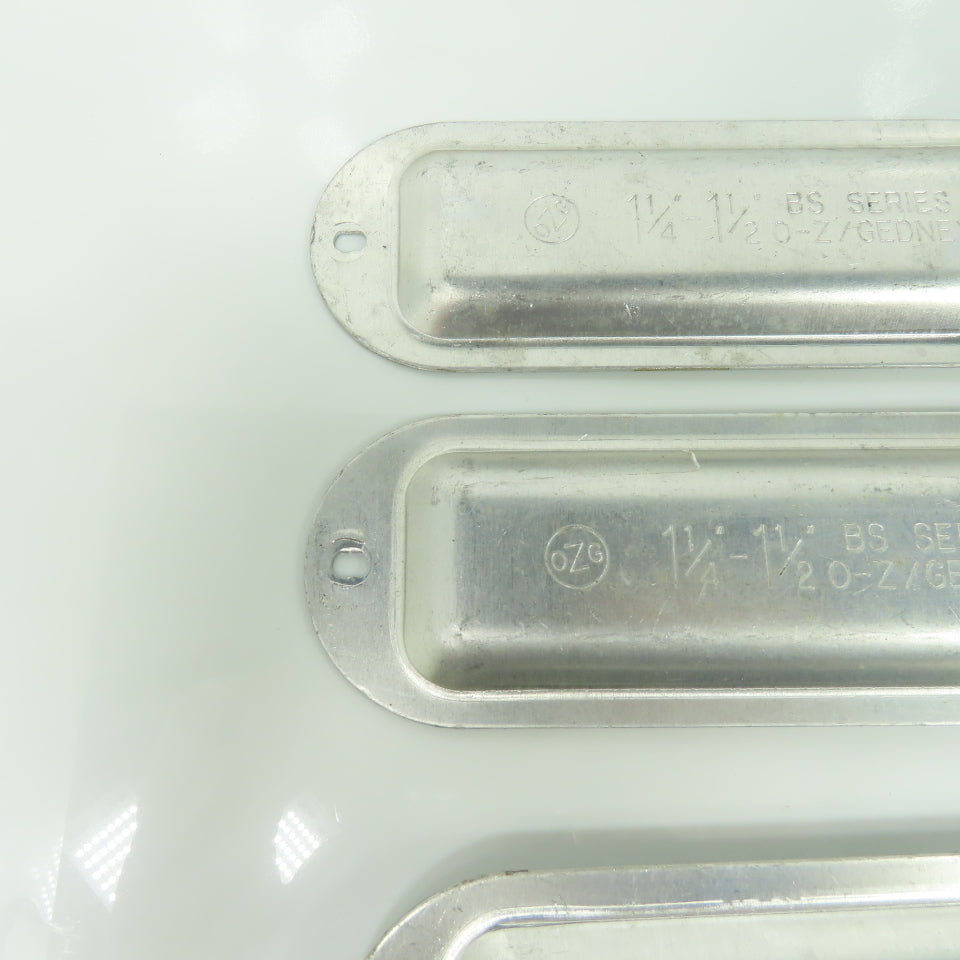 O-Z/Gedney 1-1/4" - 1-1/2" BS Series Conduit Body Cover Lot Of 6