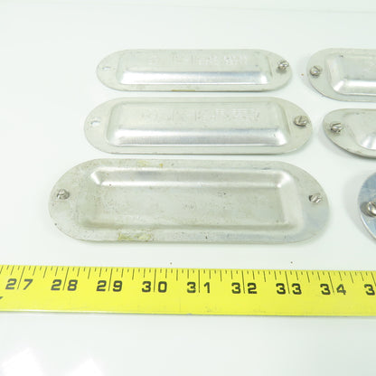 O-Z/Gedney 1-1/4" - 1-1/2" BS Series Conduit Body Cover Lot Of 6