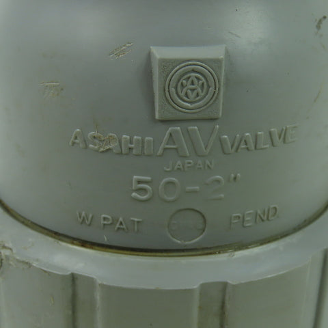 Asahi AV Valve 50-2" True Union Ball Check Valve PVC