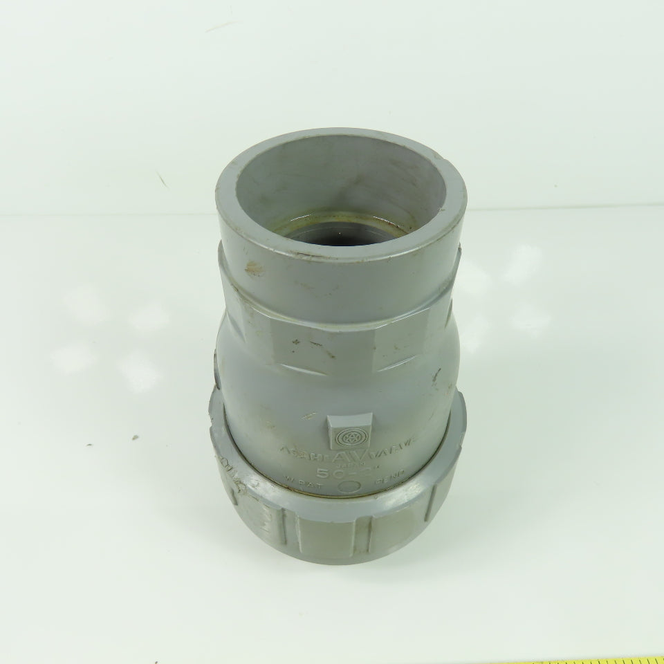 Asahi AV Valve 50-2" True Union Ball Check Valve PVC