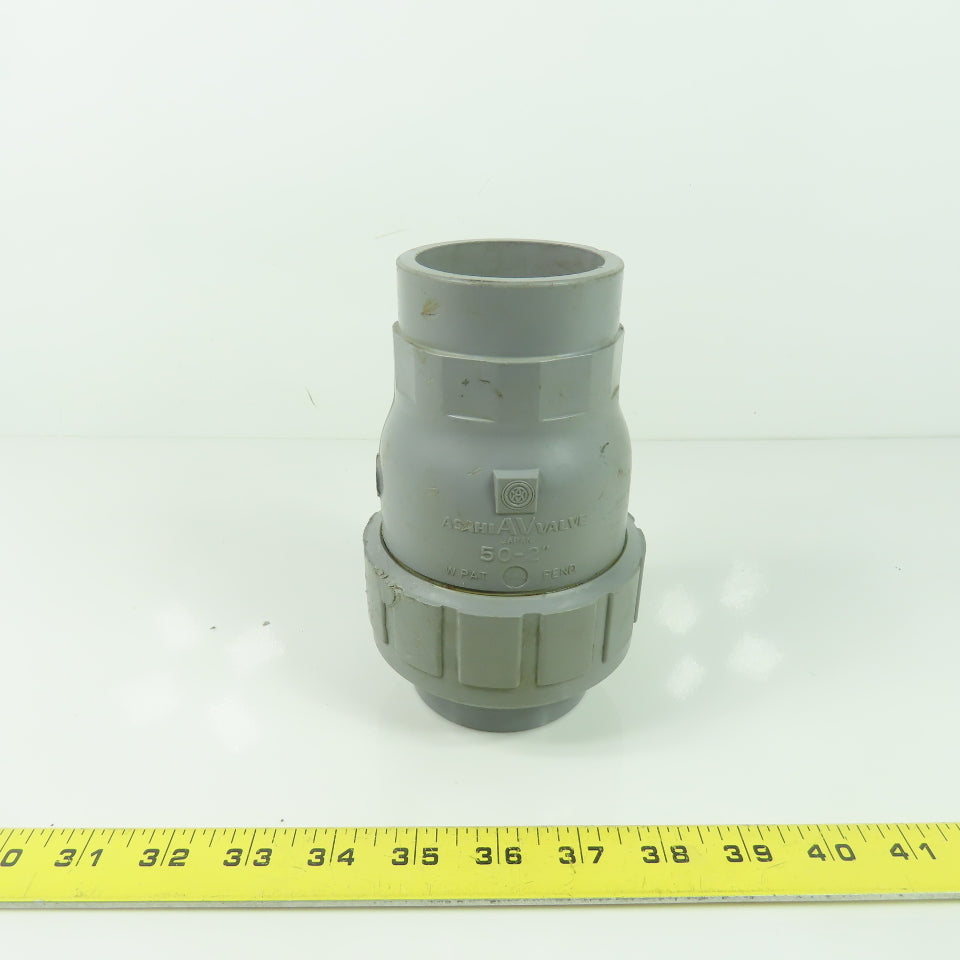 Asahi AV Valve 50-2" True Union Ball Check Valve PVC