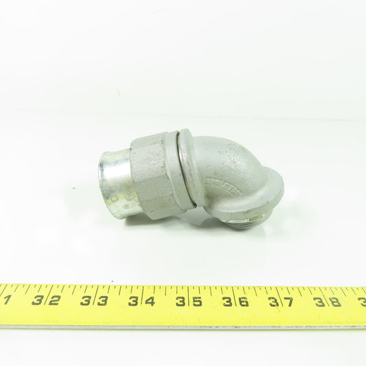 Appleton 1-1/4" STNM 90° Elbow LiquidTight Insulated Connector