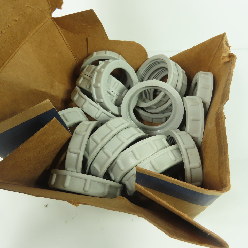 Neer PB-500 1-1/2" Plastic Insulating Conduit Bushing Polypropylene Lot Of 20