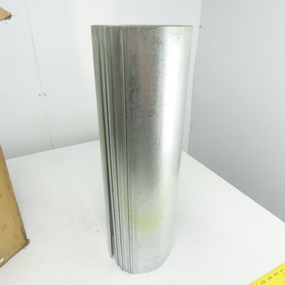 Snappy 1-07024 7" x 2' 24 GA Galvanized Pipe Lot Of 3