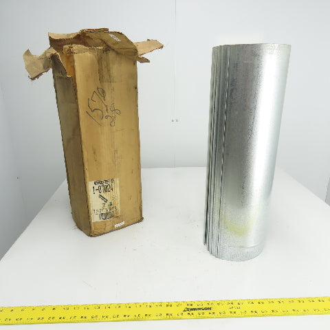 Snappy 1-07024 7" x 2' 24 GA Galvanized Pipe Lot Of 3
