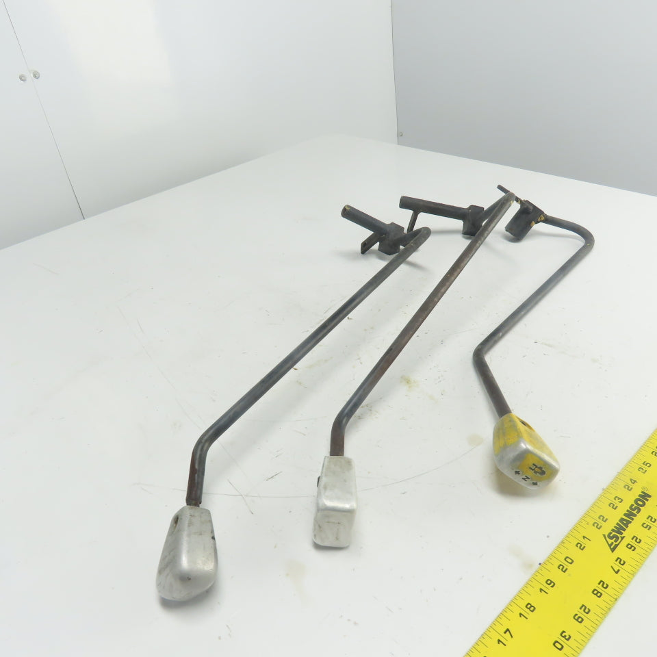Clark 05-5100 Forklift Hydraulic Control Lever Arm Lot Of 3
