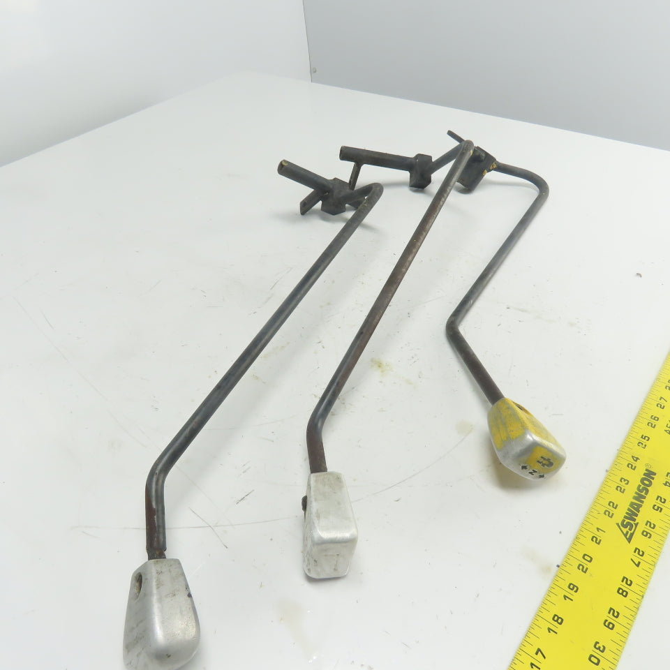 Clark 05-5100 Forklift Hydraulic Control Lever Arm Lot Of 3