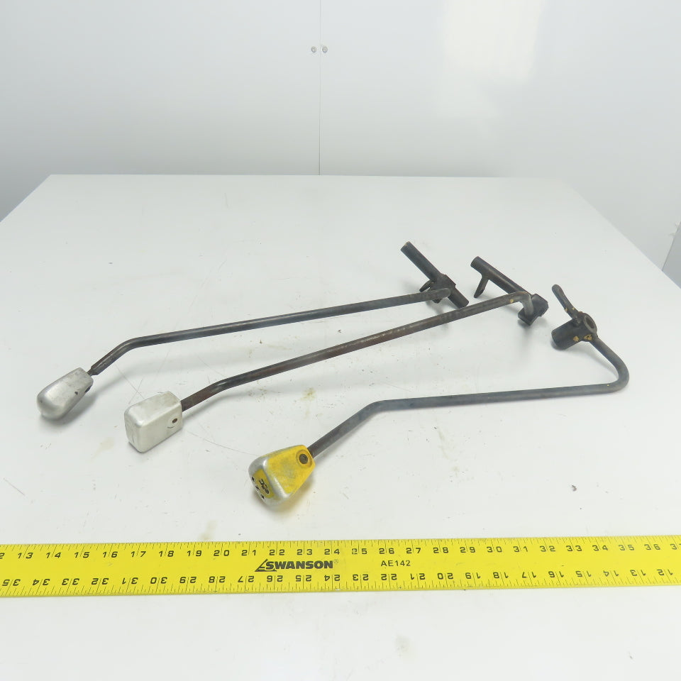Clark 05-5100 Forklift Hydraulic Control Lever Arm Lot Of 3