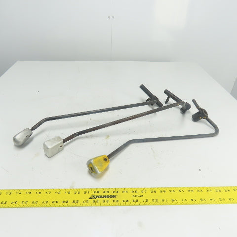 Clark 05-5100 Forklift Hydraulic Control Lever Arm Lot Of 3