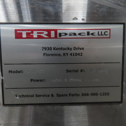 Tripack HT-1 #3 5" x 10" Shrink Sleeve & Tamper Band Convection Heat Tunnel 480V