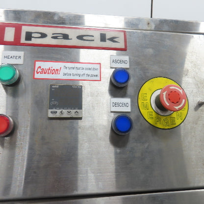 Tripack HT-1 #3 5" x 10" Shrink Sleeve & Tamper Band Convection Heat Tunnel 480V