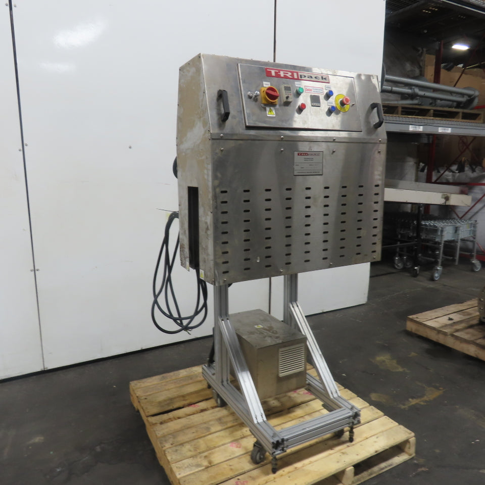 Tripack HT-1 #3 5" x 10" Shrink Sleeve & Tamper Band Convection Heat Tunnel 480V