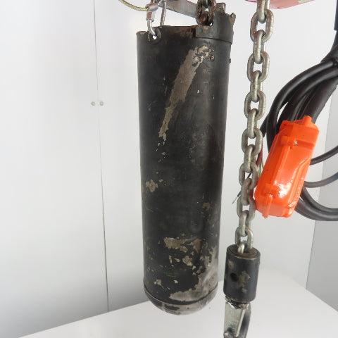 CM Lodestar Model L 1 Ton 2000LB Electric Cain Hoist 15' Lift 16FPM 230/460V