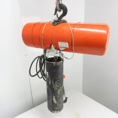 CM Lodestar Model L 1 Ton 2000LB Electric Cain Hoist 15' Lift 16FPM 230/460V